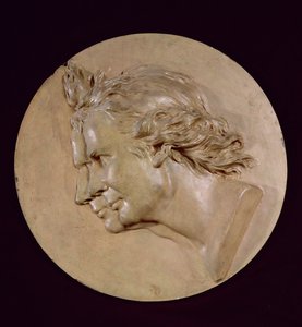 Medaljong som viser Joseph (1740-1810) og Etienne Montgolfier (1745-99) av Jean Antoine Houdon
