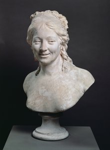 Portrettbyste av Madame Houdon, kona til kunstneren, 1786 (gips)