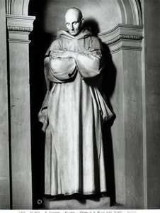 Saint Bruno av Köln (marmor) av Jean Antoine Houdon
