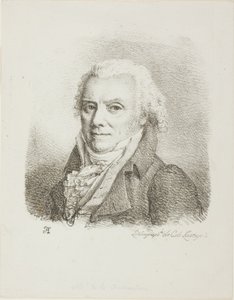 Selvportrett i mørk tøyfrakk av Jean Antoine Laurent