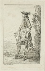 Modusfigurer av Jean Antoine Watteau