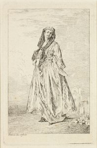 Modusfigurer av Jean Antoine Watteau