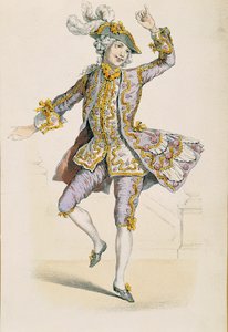 Gallant Farmer, fra tegning av Jean Antoine Watteau av Jean Antoine Watteau