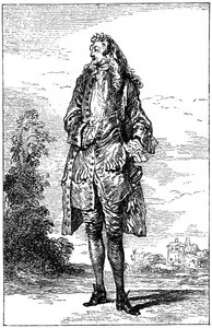 Mann i fransk kostyme, 1885. av Jean Antoine Watteau