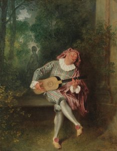 Mezzetin, ca. 1718-20. av Jean Antoine Watteau