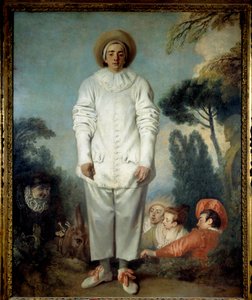 Pierrot, en gang kalt Gilles. (Pedrolino i Commedia dell