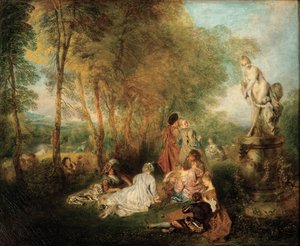 Kjærlighetens fest, ca. 1718-1719