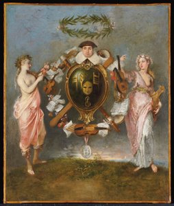 Foreningen for komedie og musikk av Jean Antoine Watteau