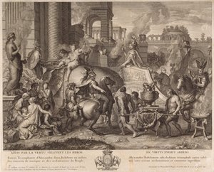 Alexander på vei inn i Babylon