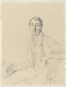 Dr. Louis Martinet av Jean Auguste Dominique Ingres