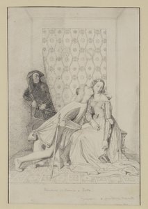 Francesca da Rimini og Paolo av Jean Auguste Dominique Ingres