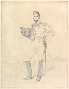General Louis-Étienne Dulong de Rosnay av Jean Auguste Dominique Ingres