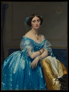 Joséphine-Éléonore-Marie-Pauline de Galard de Brassac de Béarn (1825-1860), prinsesse de Broglie av Jean Auguste Dominique Ingres