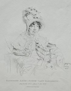Katherine Anne Lady Glenbervie av Jean Auguste Dominique Ingres