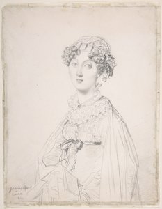 Lady Mary Cavendish-Bentinck (?-1843) av Jean Auguste Dominique Ingres