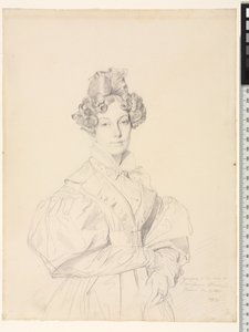 Madame Désiré Raoul-Rochette, 1830 av Jean Auguste Dominique Ingres