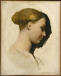 Madame Edmond Cavé (Marie-Élisabeth Blavot, født 1810) av Jean Auguste Dominique Ingres
