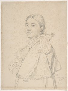 Madame Jean-Auguste-Dominique Ingres, født Madeleine Chapelle av Jean Auguste Dominique Ingres