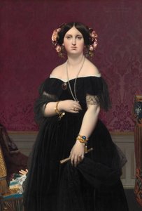 Fru Moitessier av Jean Auguste Dominique Ingres