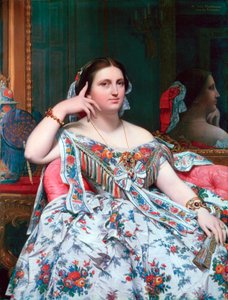 Madame Moitessier, 1856 av Jean Auguste Dominique Ingres