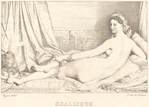 Odalisk av Jean Auguste Dominique Ingres