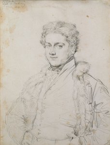 Portrett av Charles Robert Cockerell, 1817 av Jean Auguste Dominique Ingres