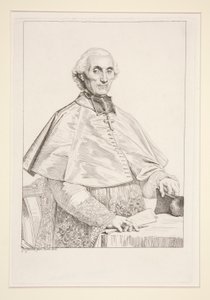 Portrett av Gabriel Courtois de Pressigny av Jean Auguste Dominique Ingres