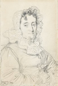 Portrett av Maréchale Kutusov av Jean Auguste Dominique Ingres