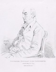 Portrett av Sylvester (Douglas), lord Glenbervie av Jean Auguste Dominique Ingres