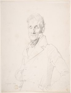 Portrett av en mann av Jean Auguste Dominique Ingres