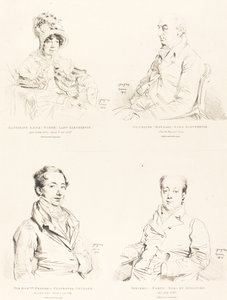 Sylvester (Douglas) Lord Glenbervie; Katherine Anne (Nord) Glenbervie; Frederic (Nord) jarl av Guilford; Frederic Sylvester Douglas av Jean Auguste Dominique Ingres