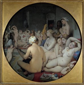 Det tyrkiske badet av Jean Auguste Dominique Ingres