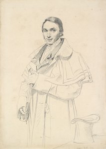 Tre-kvarts portrett av Jean-Francois-Antoine Forest, 1823 av Jean Auguste Dominique Ingres