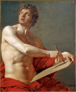 Mannlig torso av Jean Auguste Dominique Ingres