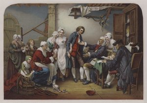 The Village Bride (farge litho)