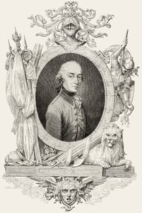 Charles XIV (1763-1844): konge av Sverige og Norge og prins av Ponte Corvo, gravert av Pannemaker (gravering) av Jean Baptiste (after) Lienard