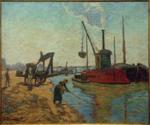 Jobber på Pont National av Jean Baptiste Armand Guillaumin