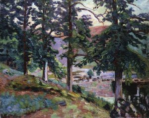 La Creuse, Limousin, ca. 1910 (olje på lerret) av Jean Baptiste Armand Guillaumin