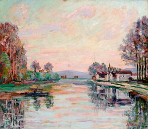 Seinen ved Samois, ca. 1900 av Jean Baptiste Armand Guillaumin