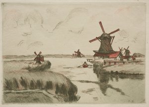 Utsikt fra Saardam, 1909. av Jean Baptiste Armand Guillaumin