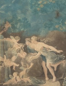 The Fountain of Love, sent på 1700-tallet. av Jean Baptiste Audebert