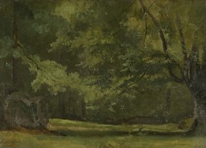 Fontainebleau - i skogen, ca. 1823-24