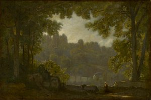 Skoglandskap av Jean-Baptiste-Camille Corot