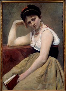 Unterbrochenes Lesen von Jean-Baptiste-Camille Corot