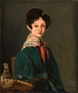 Mme Lemaistre, geborene Blanche Sennegon, Nichte von Corot (Mme Lemaistre, née Blanche Sennegon, nièce de Corot) von Jean-Baptiste-Camille Corot