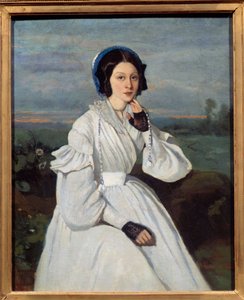 Portrett av Claire Sennegon (1821-?) Maleri av Camille Corot (1796-1875) 1837 Søn. 0,43x0,35 m av Jean Baptiste Camille Corot