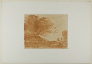 Sappho av Jean Baptiste Camille Corot
