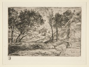 Souvenir de Toscane (minne fra Toscana) av Jean Baptiste Camille Corot