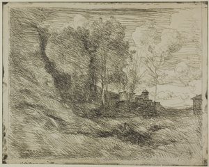 Souvenir fra Ostia av Jean Baptiste Camille Corot