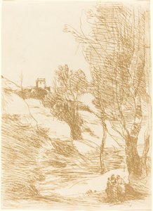 Souvenir fra Salerno av Jean Baptiste Camille Corot